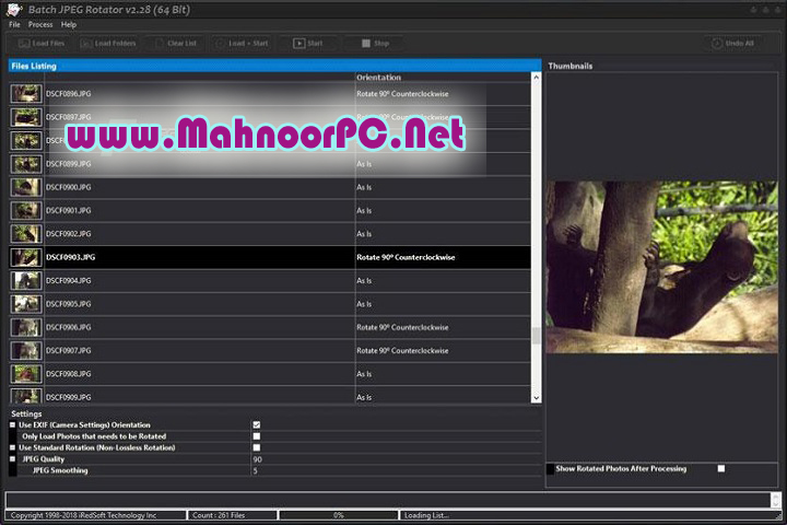 IRedSoft Batch JPEG Rotator 2.84 PC Software