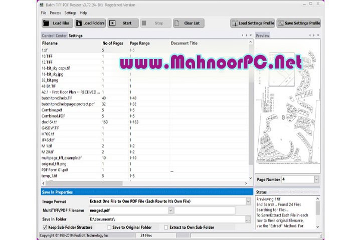 IRedSoft Batch TIFF PDF Resizer 4.29 PC Software