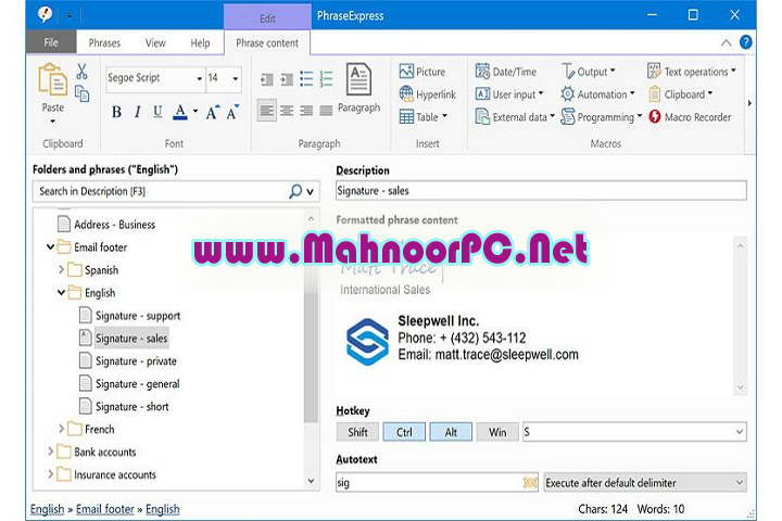 PhraseExpress 16.2.33 PC Software