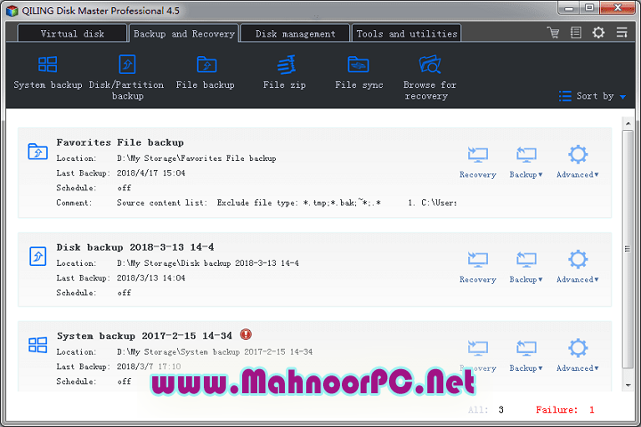 QILING Disk Master 8.0 PC Software